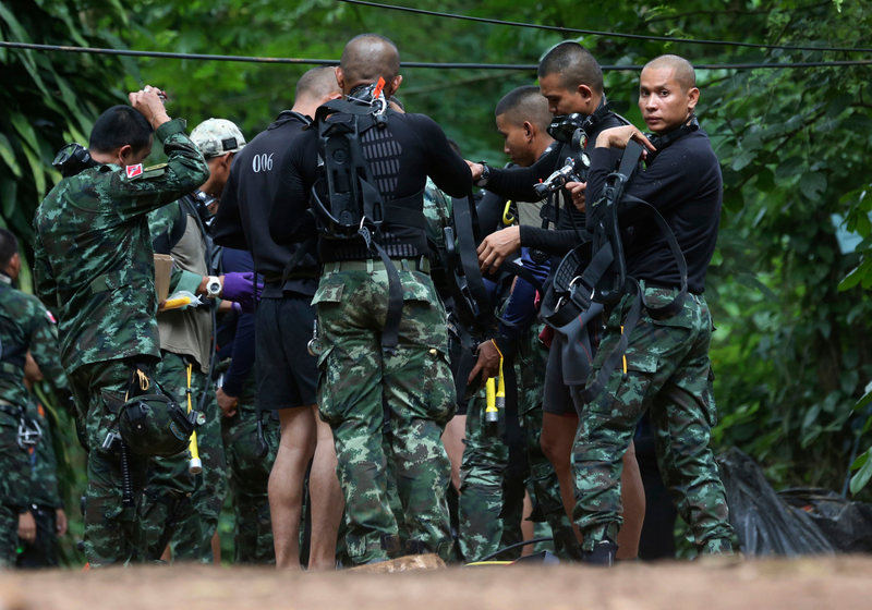 Illustration for article titled Rescate en la cueva de Tailandia: los militares aceleran un plan que no necesita sumergir bajo el agua a los niños